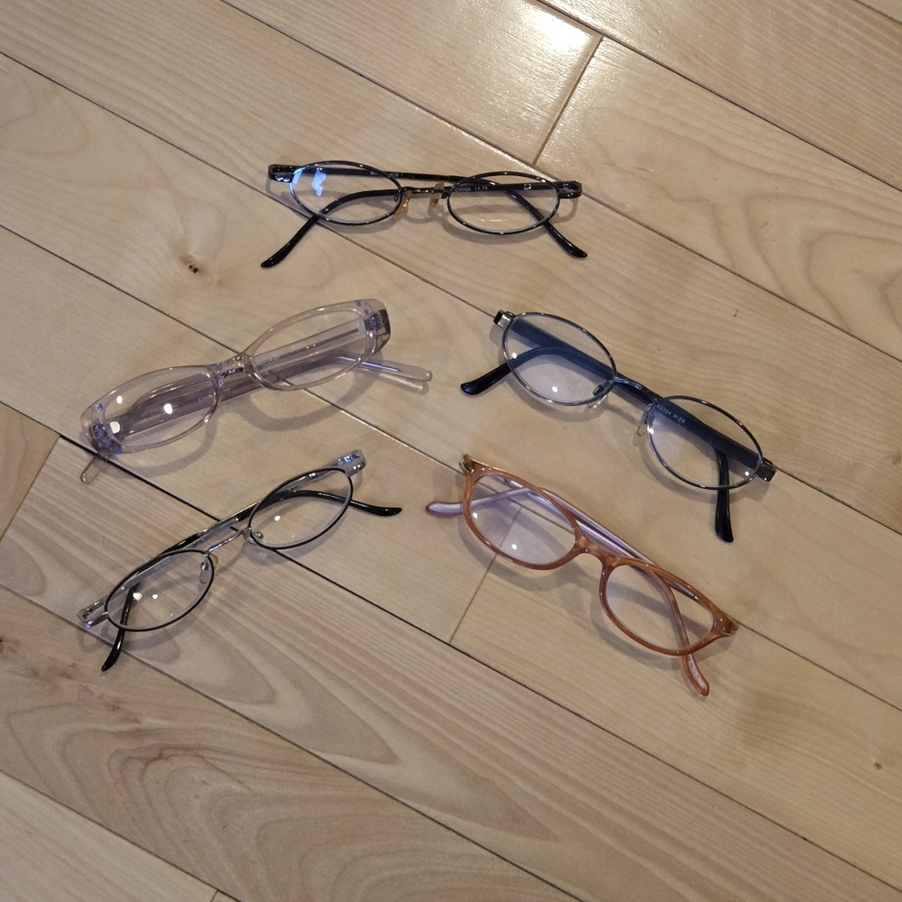 Lot of 5 Reading Glasses +1.75 Power – Mixed Styles